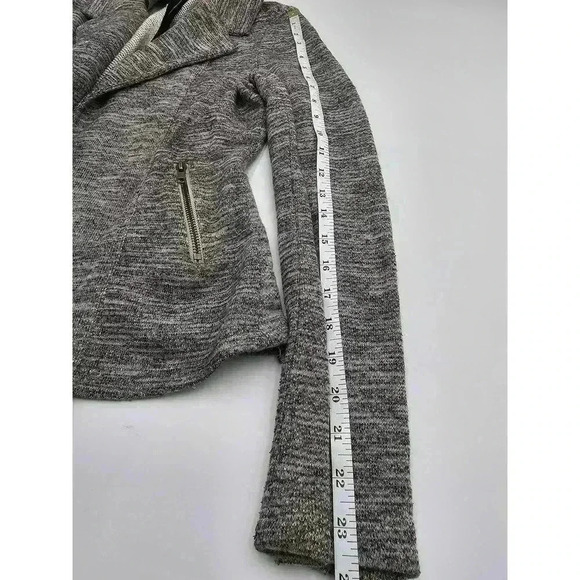 41 Hawthorn Women's Size L Gray 100% Cotton Blazer - Picture 7 of 8